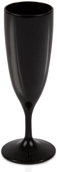 Camp4 Champagnerglas, 2er Set, 160ml, schwarz
