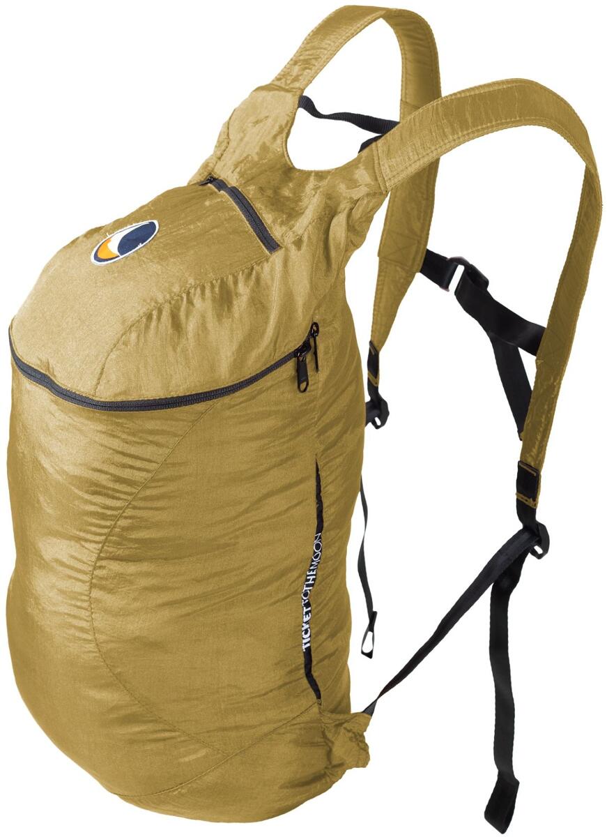 Ticket to the Moon Backpack Plus Premium Rucksack, 25l, sparkling gold