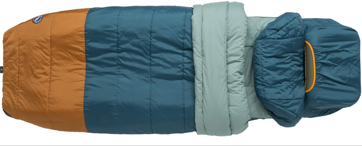 Big Agnes Echo Park Mumienschlafsack, 182cm, Tapestry/Brown Sugar, 2°