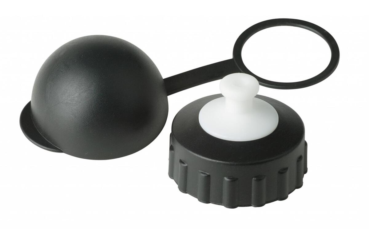 Ferrino Ersatzdeckel, Saugnapf für Trinkflaschen, schwarz