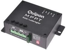 Quipon MPPT Laderegler Montage Kit, LED-Anzeige, 215Wp, 15A