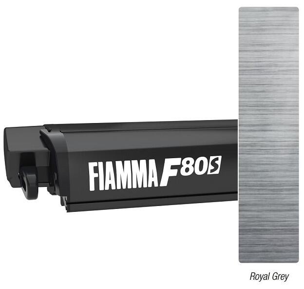 Fiamma F80s Markise schwarz, 340cm, Royal Grey