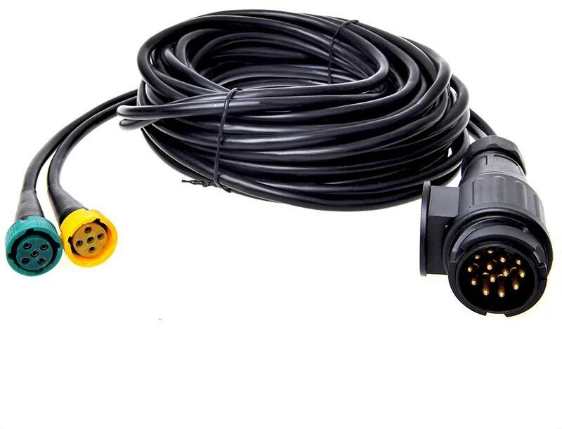Pro Plus Kabelsatz 9M mit Stecker 13-polig und 2x Steckverbinder 5-polig