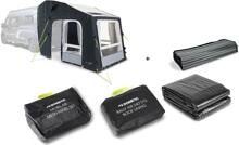 Dometic Rally AIR Pro 240 TG Driveaway-Heckzelt, 240x260cm inklusive Teppich, Bodenplane, Mesh Panel und Innenhimmel - Camping Wagner Edition