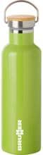 Brunner Shot Stahlflasche mit Pulverbeschichtung, 750 ml, grün