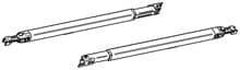 Stützfuß 162cm ab Markisenlänge 3,5m - Thule Ersatzteil-Nr. 1500603332 - für TO 6300