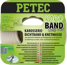 Petec Karo-Band Karosseriedichtband, 3m, Butyl, flach weiß