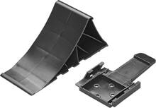 Pro Plus Unterlegkeil, Kunststoff, schwarz, mit Halter