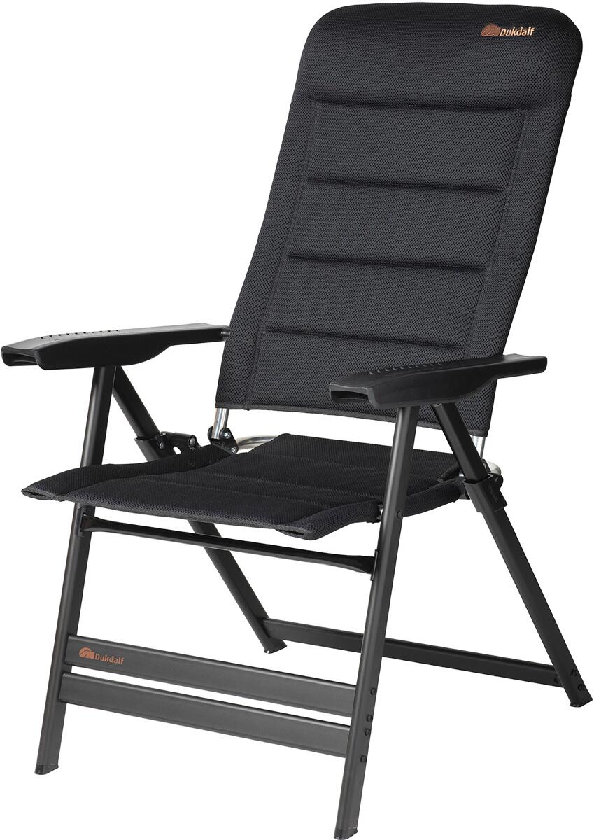 Dukdalf Sublime Campingstuhl, schwarz