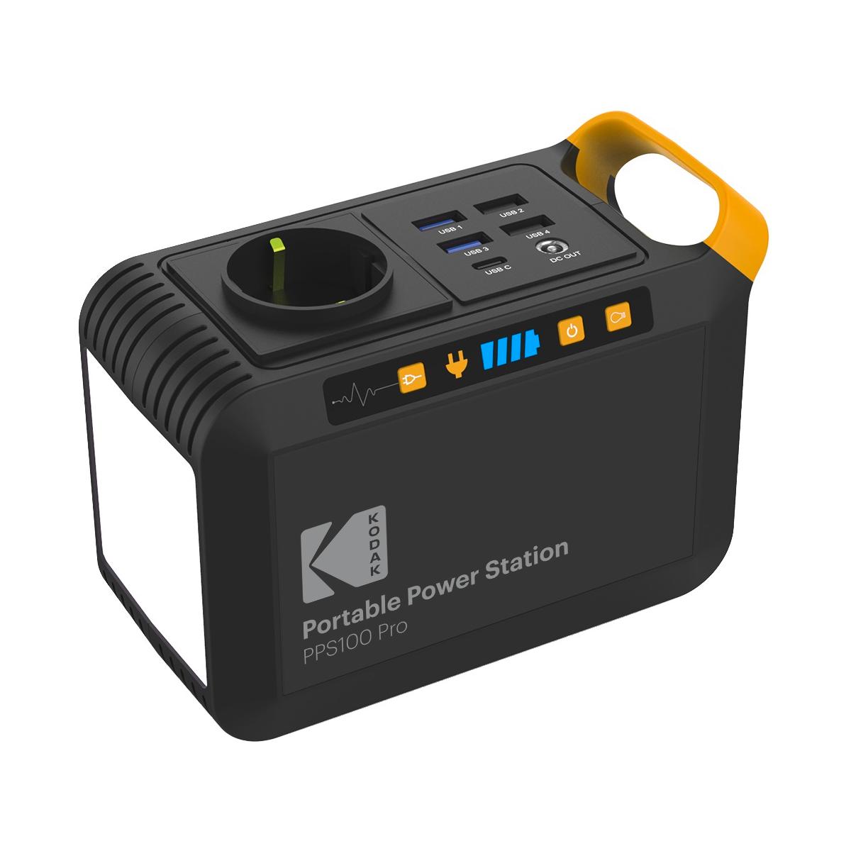 Kodak PPS100 PRO Portable Power Station Lithium-Ionen-Akku, 88,8 Wh bei  Camping Wagner Campingzubehör