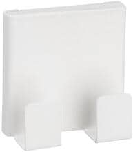 Wenko Turbo-Loc Wandhaken Duo Mod. Ovaro White matt, Edelstahl