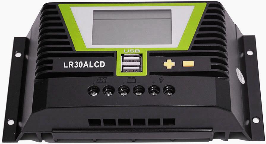 EpRec MPPT Solar Laderegler 100A 12V/24V - Mit LCD Display & Dual USB