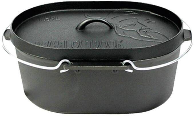Valhal Outdoor Feuertopf, 9L, oval