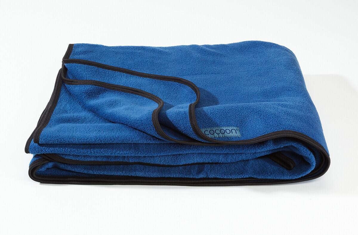 Cocoon Fleecedecke, 200x160cm, blau