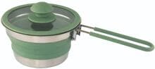 Eurotrail faltbare Silikon Pfanne mit Griff, 1 L, Pastellgrün