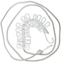 BasicNature Wäscheleinen Expander Clips, weiß