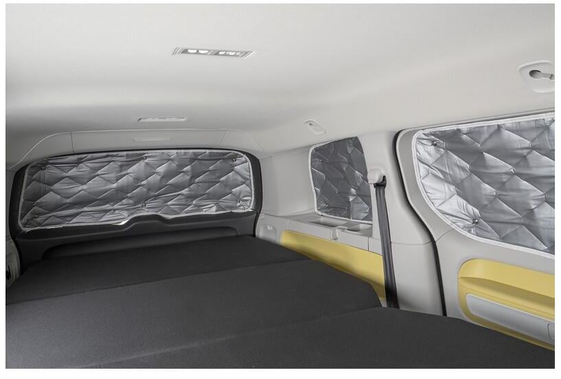 Carbest Isoflex Innenisoliermatten-Set, Wohnraum, 4-teilig für VW T5/T6 Hartfaser kR ab Bj. 2003