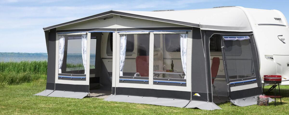 dwt Easy Polo 300 Vorzelt, (Gr.18), 1061-1090cm, 28mm Stahl-Gestänge