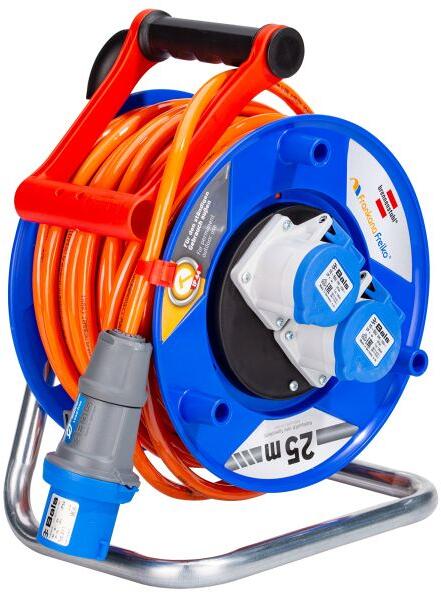 Brennenstuhl Camping 240 Kabeltrommel, 2xCEE, 2,5mm², ∅240mm, 25m