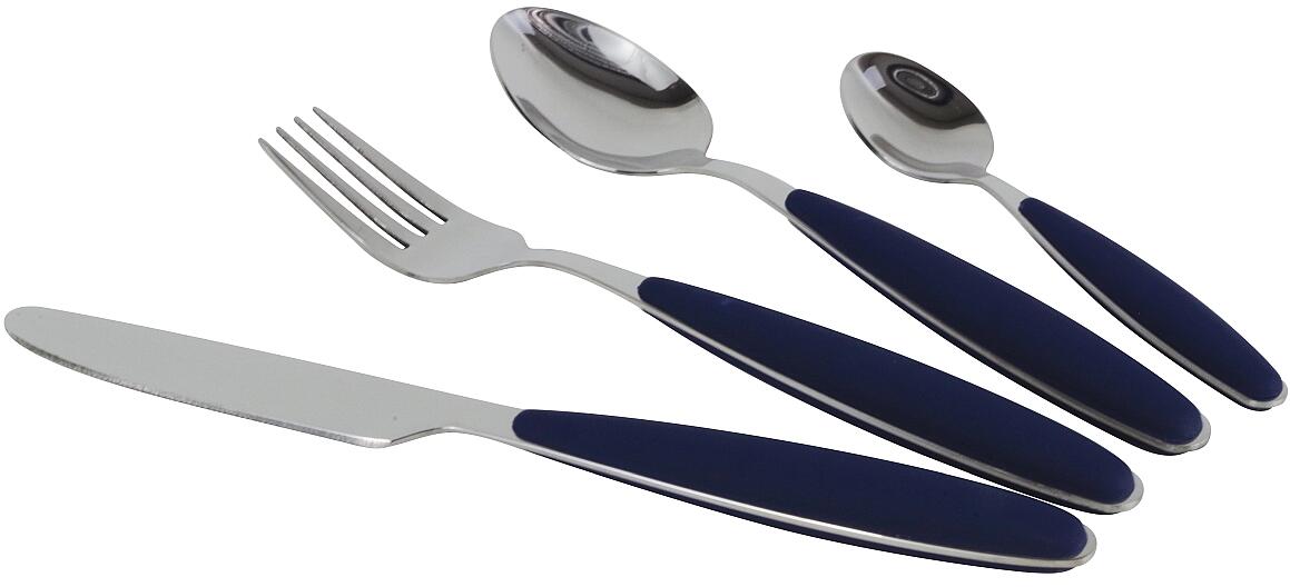 Gimex Grey Line Besteck-Set, 16-teilig, dunkelblau