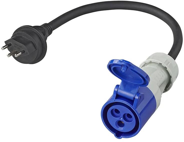 Pro Plus Adapterkabel Schweizer Stecker nach CEE, 40cm