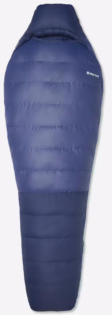 Marmot M16035 Mad River 15 Short Mumienschlafsack, Arctic Navy/ Arctic Mist, 168cm