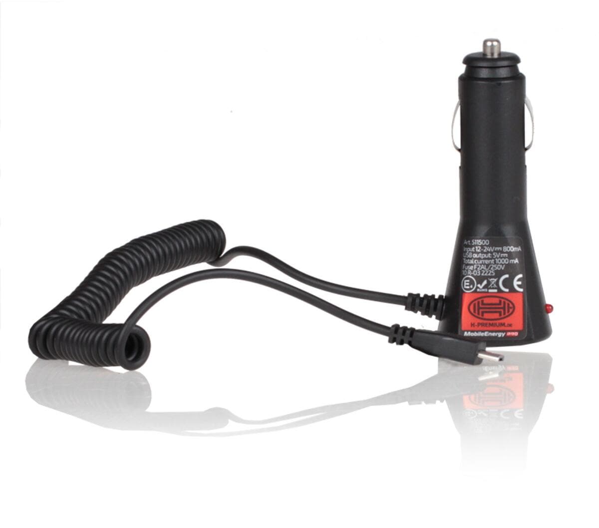 Heyner Premium Micro USB Ladegerät 12/24V