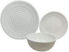 Flamefield Granite Pearl Geschirrset, 12-teilig