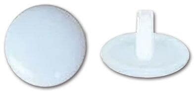 Schraubenabdeckkappen für Kreuzschlitz, Ø13mm, 1000er-Pack, weiß