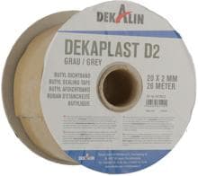 Dekalin Dekaplast D2 Butyl Dichtungsband, 20x2mm, 26m, Grau