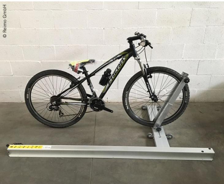 Pollicino Verladehilfe für Fahrräder manuell, rechts, 190cm