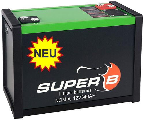 Super B Nomia 12V340AH Lithium-Batterie, 340Ah