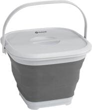 Outwell Collaps Collaps Eimer mit Deckel, faltbar, 9L, grau
