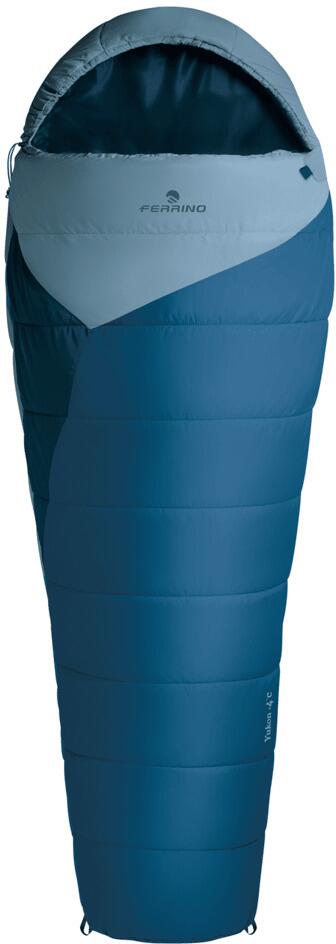 Ferrino YUKON Plus, Schlafsack, Rechter Verschluss, 220x80cm, Blau