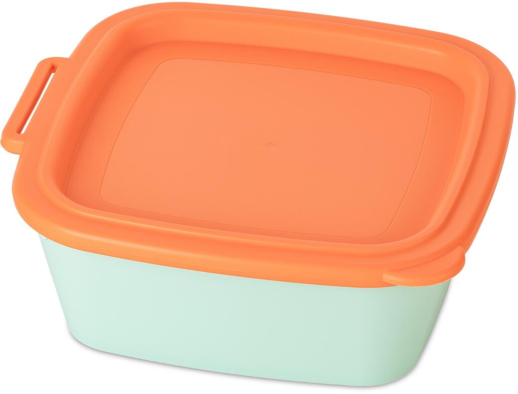 Koziol Nora Box Schale mit Deckel, 750ml, sweet green/strong coral