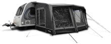 Vango Tuscany Pro Air 500 aufblasbares Vorzelt, 325x205x500cm, Shadow Grey