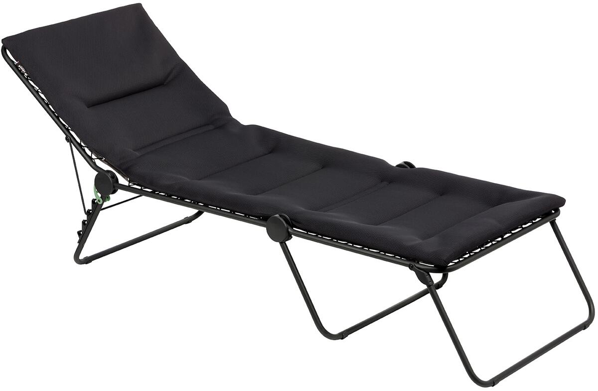 Lafuma Siesta L AirComfort Sonnenliege, Acier Noir