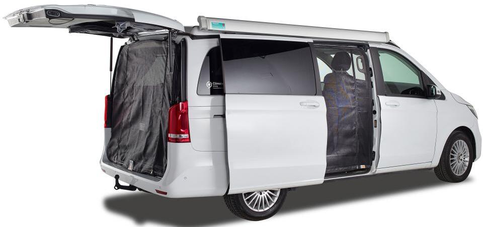 Mayr VanQuito Moskitonetz, Schiebetür rechts, MB V-Klasse/Vito, standard RV, feinmaschig