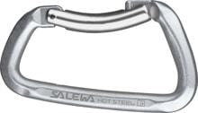 Salewa Hot Steel Karabiner, gebogener Verschluss