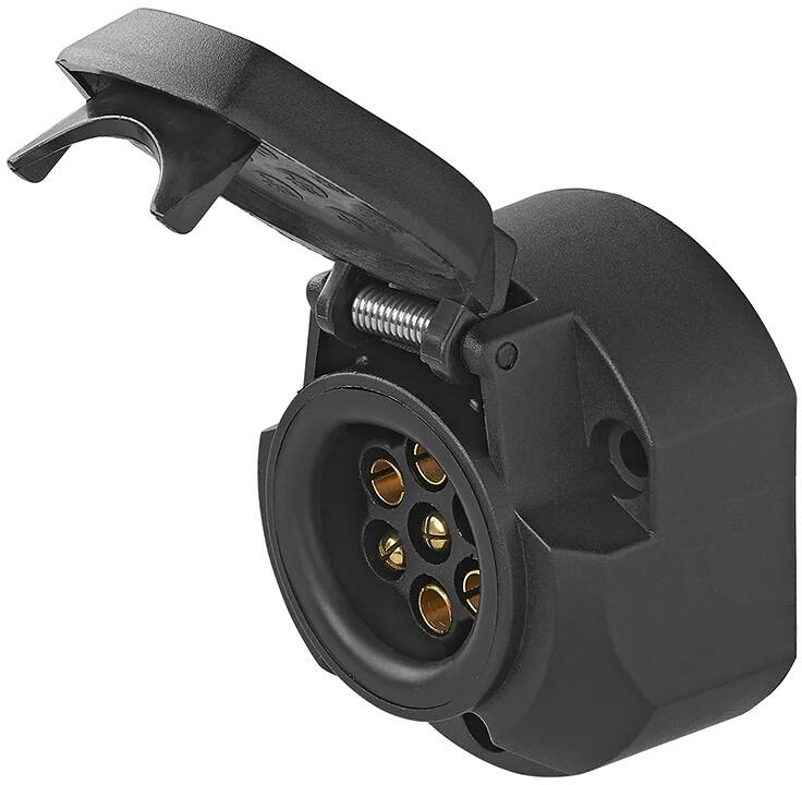 Pro Plus Steckdose, 7+1-polig aus PVC