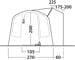 Outwell Wolfburg Air Busvorzelt, 270x380cm, grau