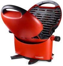 NomadiQ BBQ 3.0 Gasgrill mit Piezozündung, 3,2kW, rot