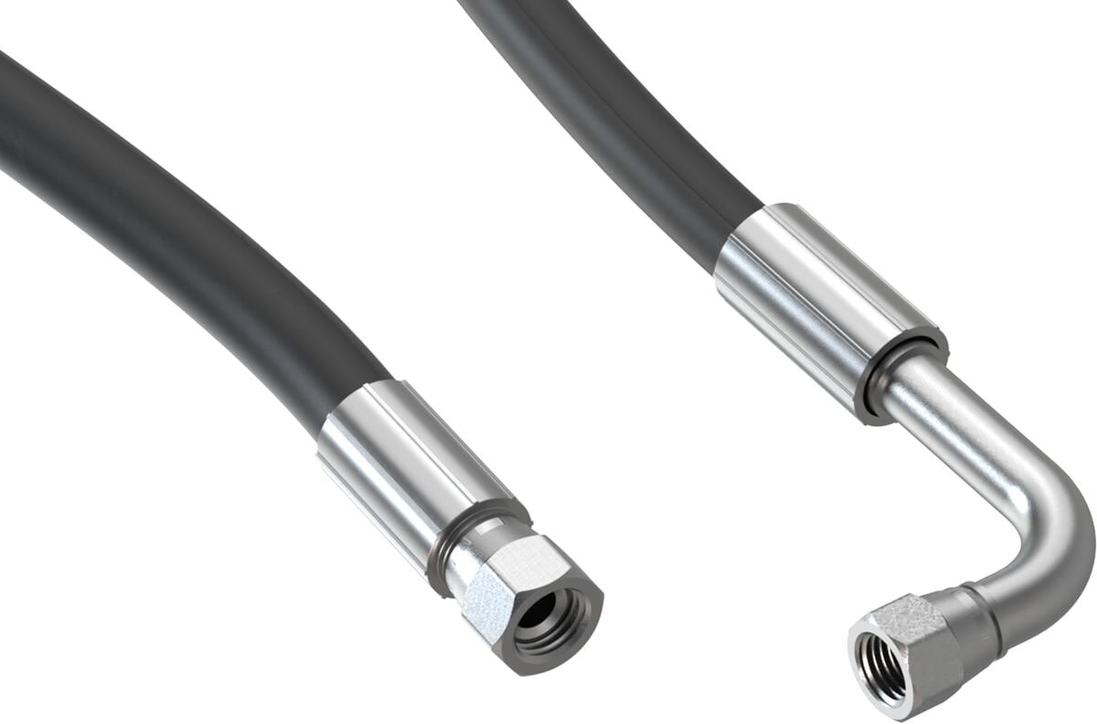 CAMPKO LPG Füllschlauch, 67R-01, Class 1 - 1,00m 90°, gewinkelt