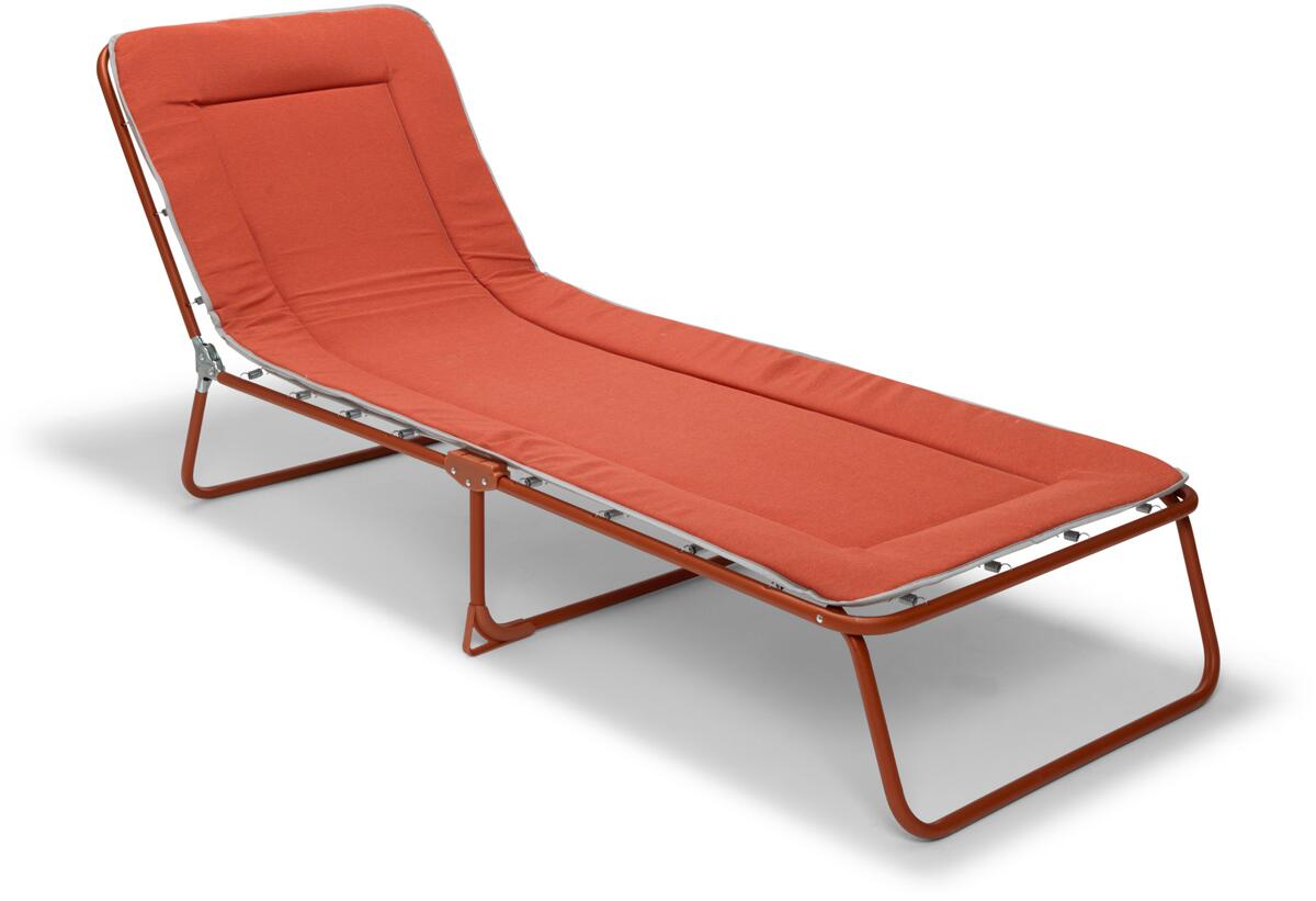 BEST Chiemsee Sonnenliege, 60x180x23cm, Terakotta