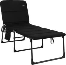 Crespo CR AP-363/80 XL Air-Deluxe Campingliege, schwarz