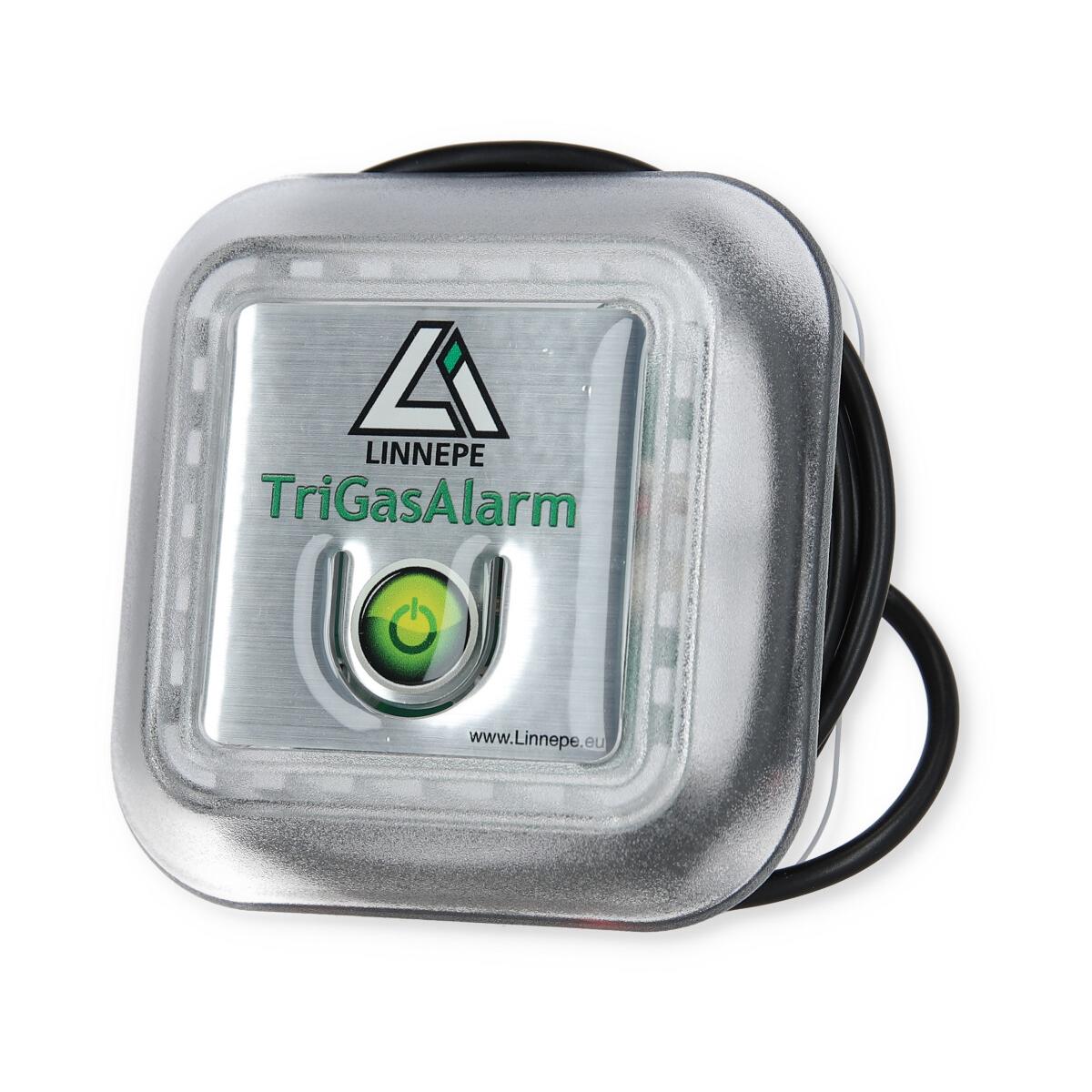 3Gas+ Alarm Gaswarner eckig LPG KO CO Gasmelder Wohnmobil Wohnwagen Boot  Tri-Gas-Alarm Butan Propan KO Kohlenmonoxid Gas TriGasAlarm Sensor