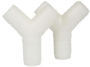 Gimeg Wasserschlauchverbinder, Y-Stück, 25mm, 2er-Pack