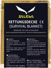 Salewa Rettungsdecke, 210x160cm, gold/silber