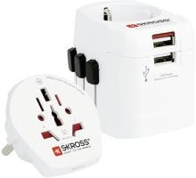 Skross PRO Light USB World Steckeradapter