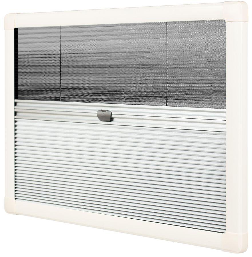 Horrex UCS Duo 2.0 Plissee-Rollo, 1172x501mm, creme